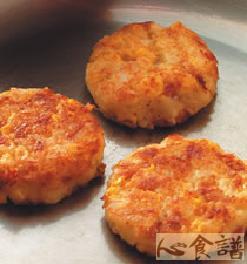 甜玉米可乐饼的做法