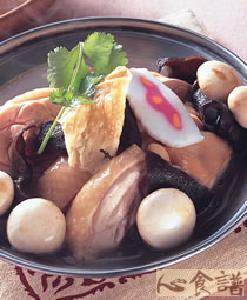 腐皮嫩鸡锅的做法