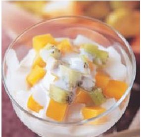 杏仁水果冻的做法