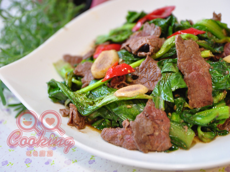 【ZAWAT炒锅】芥蓝炒牛肉的做法