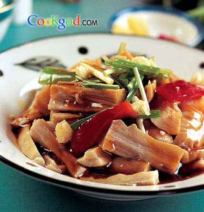 蒜香肠片的做法