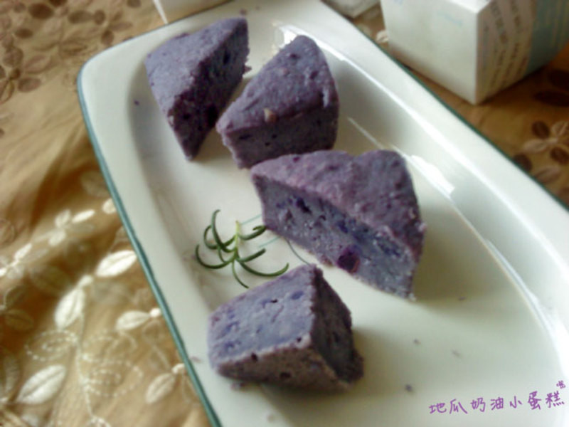 【烘培笔记】奶油地瓜小蛋糕?的做法