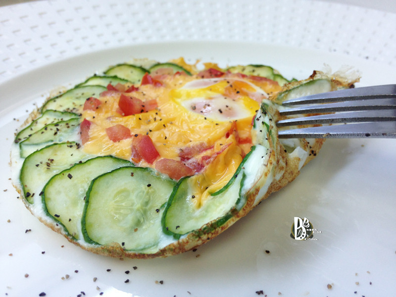 起司花园荷包蛋的做法