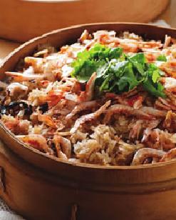 櫻花蝦米糕的做法