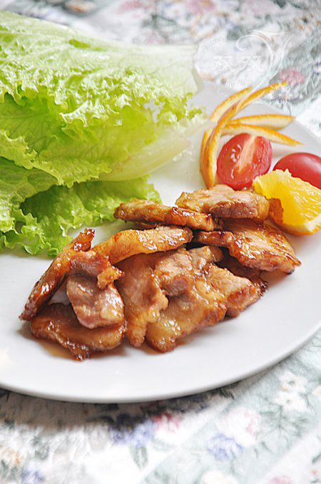 橙香烤五花肉的做法