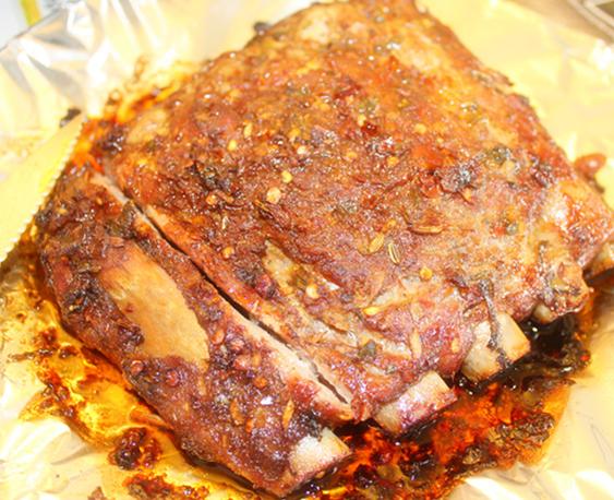 仿小觅大厨的“孜然烤猪排”的做法