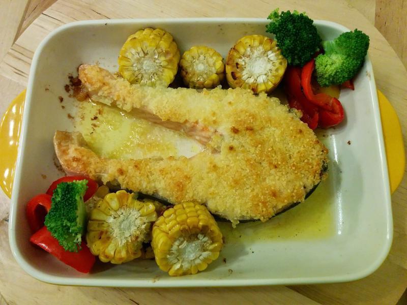 香烤酥皮鲑鱼的做法