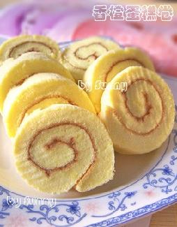 香橙蛋糕卷的做法