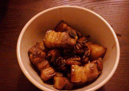 黄鱼鲞烧肉的做法