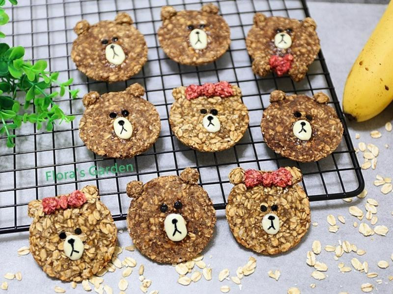 熊大燕麦饼干的做法