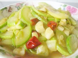 醋溜西葫芦的做法