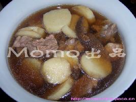 姬松茸煲鲜淮山的做法