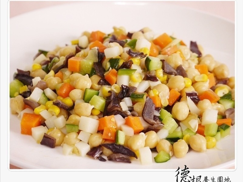 雪莲子炒五色的做法