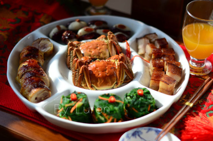 年菜重头戏【五福临门团圆盘】的做法