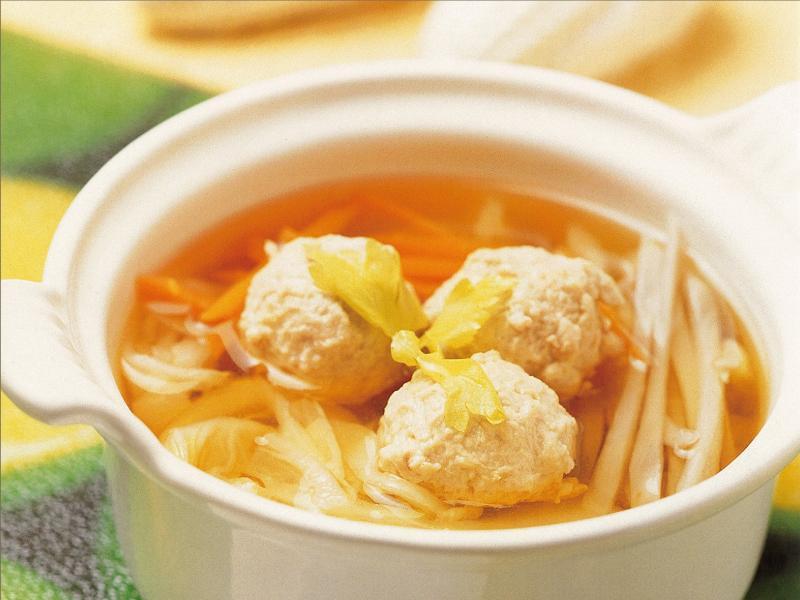 和风鸡肉丸子锅的做法