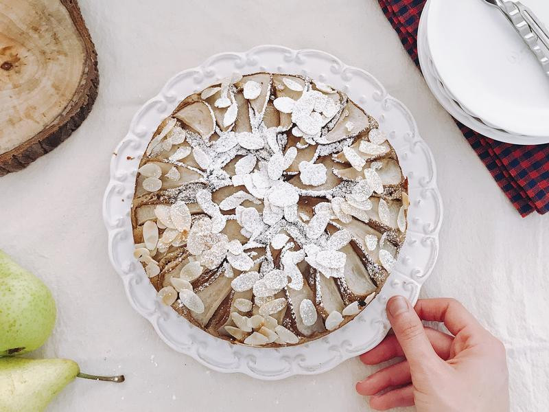 无麸质西洋梨荞麦蛋糕的做法