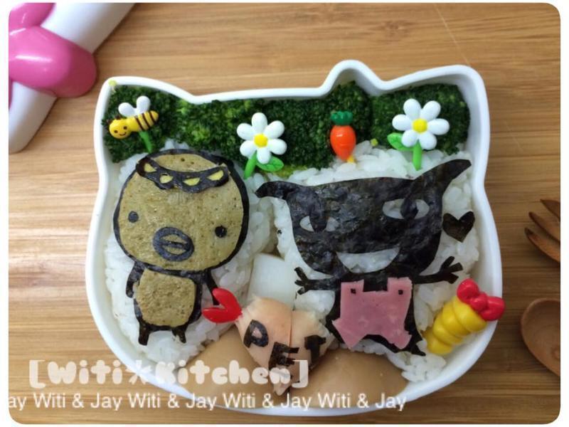 爱心便当-河童君&坏东西的做法