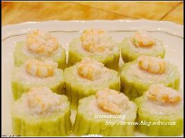 虾仁鸡茸苦瓜筒的做法