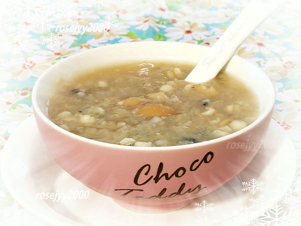 薏米茨实淮山粥的做法