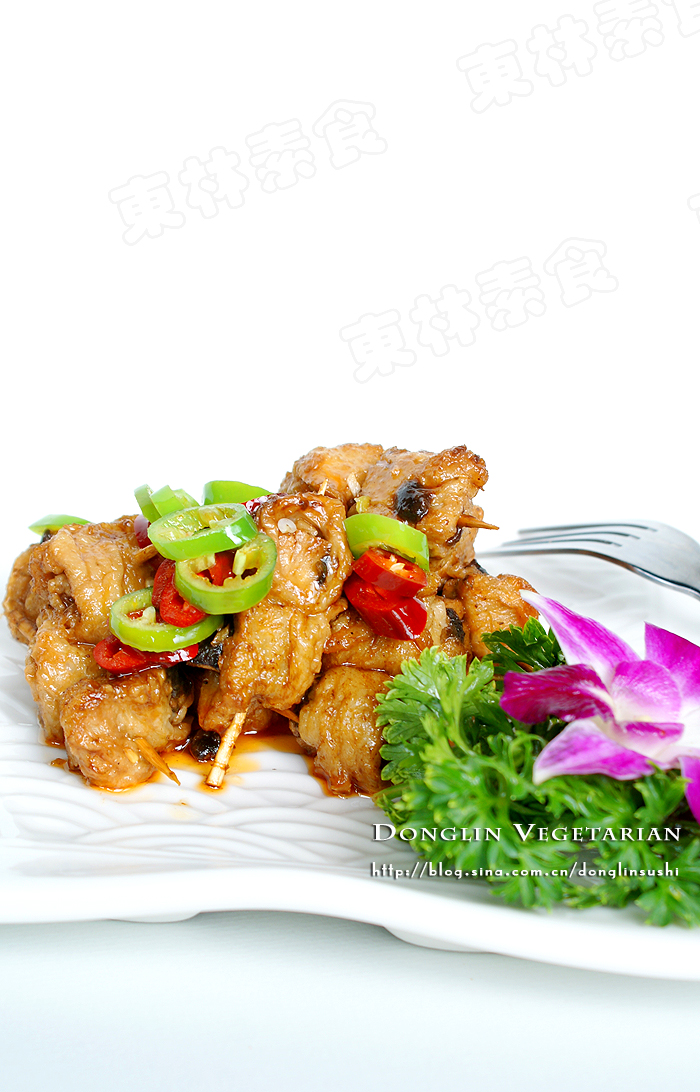 豉椒牙签面筋的做法