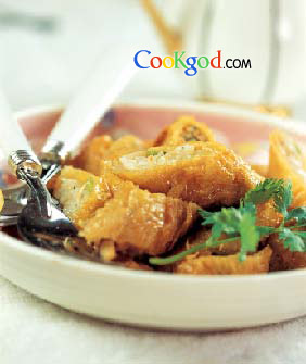 八宝豆皮的做法