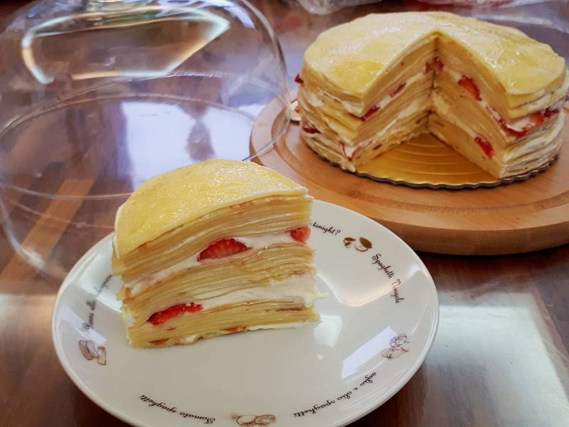 草莓千层蛋糕的做法