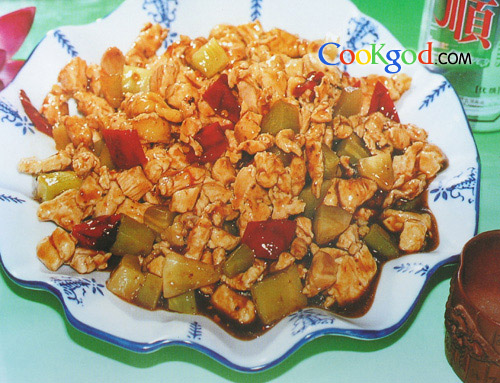 醋熘鸡丁的做法