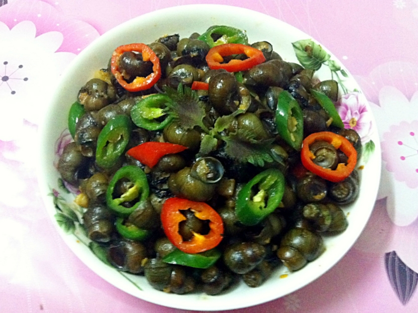 爆炒田螺的做法