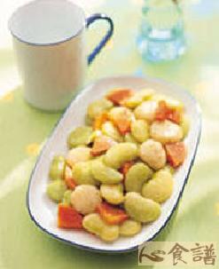 素炒皇帝豆的做法