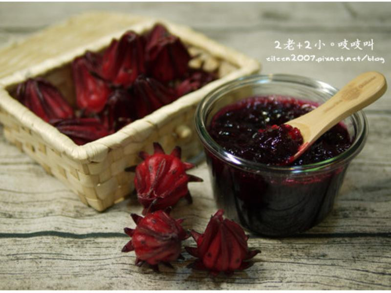 手作洛神果酱的做法