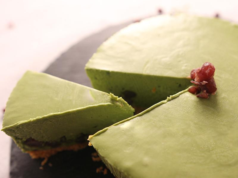 抹茶红豆乳酪蛋糕的做法