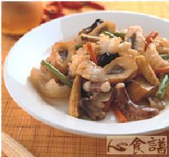 双鲜牛蒡卷的做法