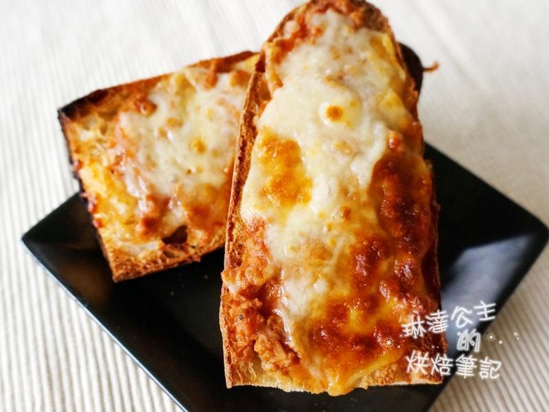 番茄肉酱起司面包的做法