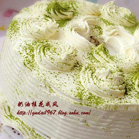 奶油桂花戚风的做法