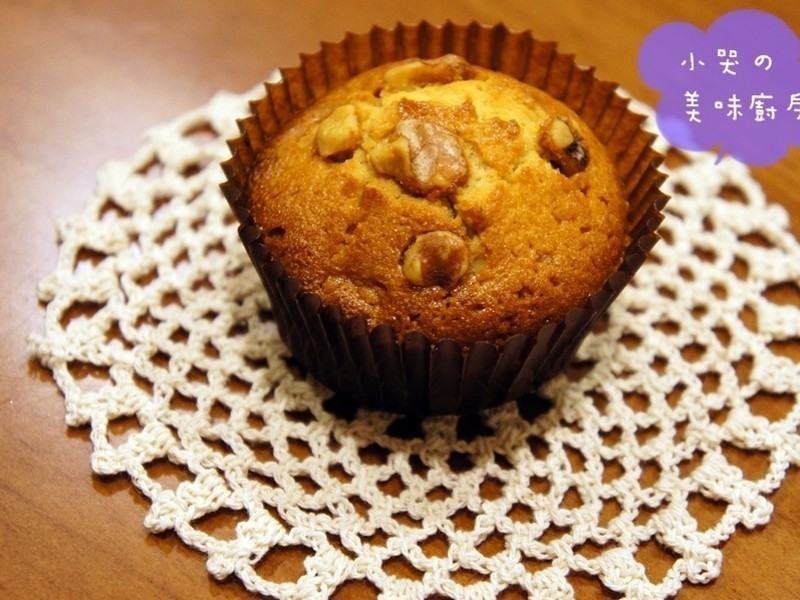 蜂蜜核桃杯子蛋糕的做法