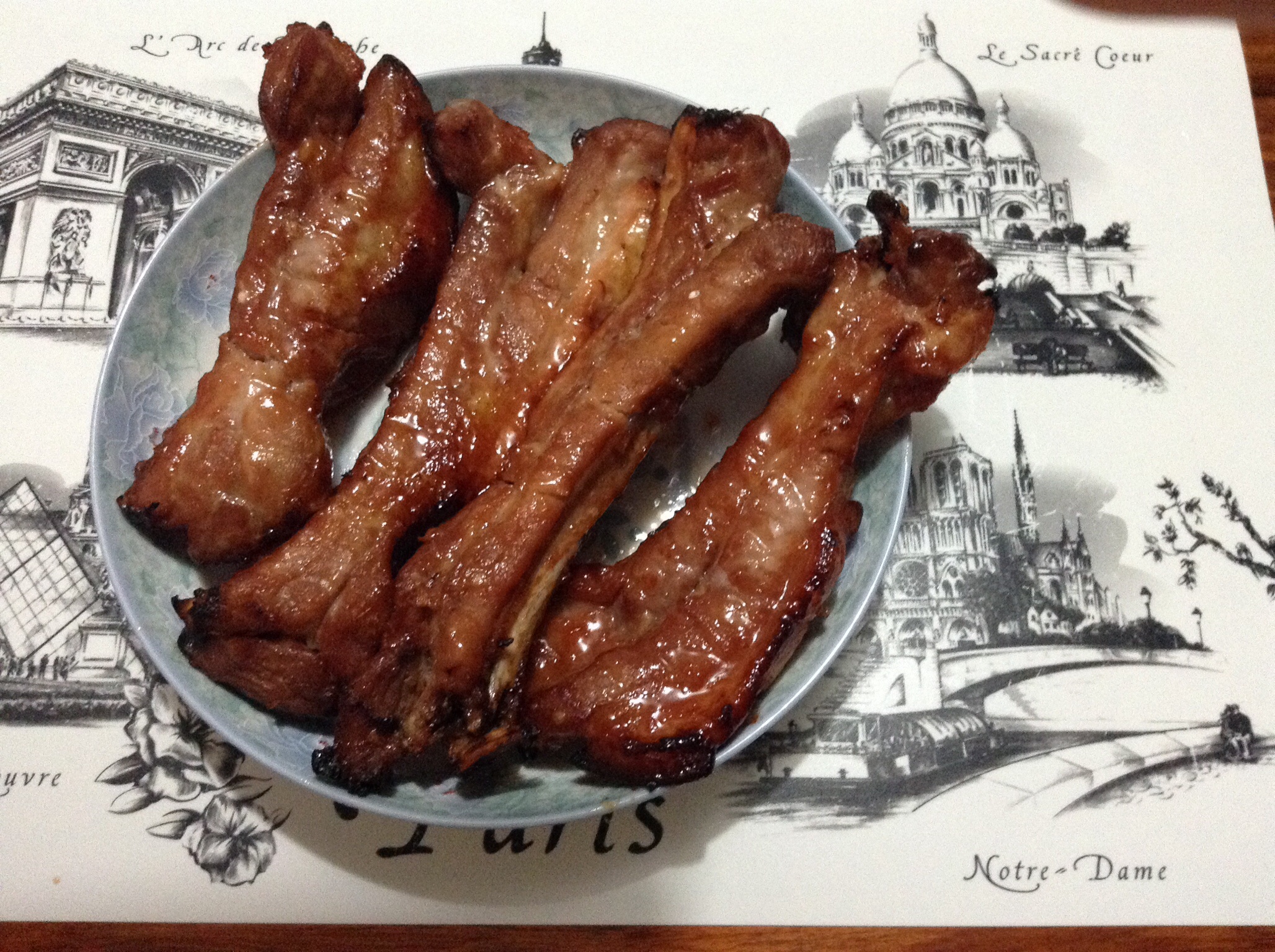 蜜汁叉烧烤肋排的做法