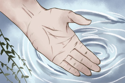 四种手相的人家产过亿 钱财纹深且直